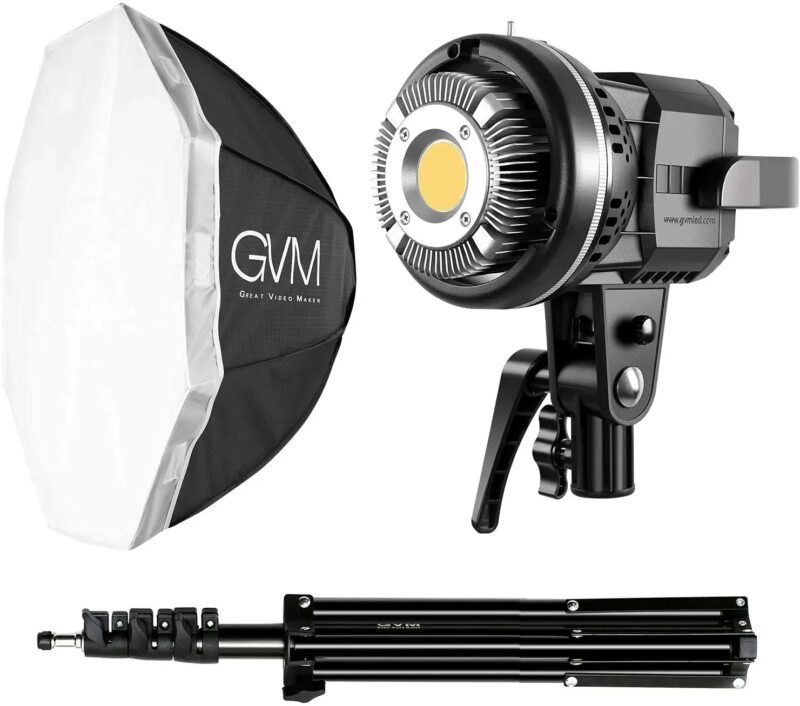 GVM P80S 80W Softbox Lighting Kit With APP Control Professional Studio Photography Lighting With Digital Display LED Video Light - Image 8