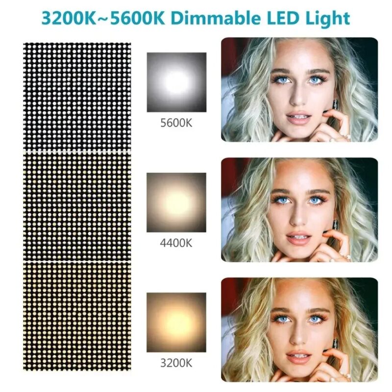 Neewer 1320 LED Video Light With APP Intelligent Control System, Dimmable Bi-Color Photography Lighting Kit 3200K-5600K - Image 7