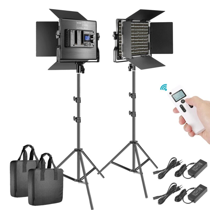 Neewer 2set 660pcs Photo Studio Light CRI96 Photography LED Video Light Kit Advanced Dimmable With 2.4G Wireless Remote Youtube - Image 8