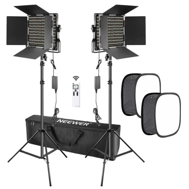 Neewer 2 Packs 660 LED Video Light Kit,Dimmable LED Panel With 2.4G Wireless Remote Light Stand For Portrait Product Photography - Image 9