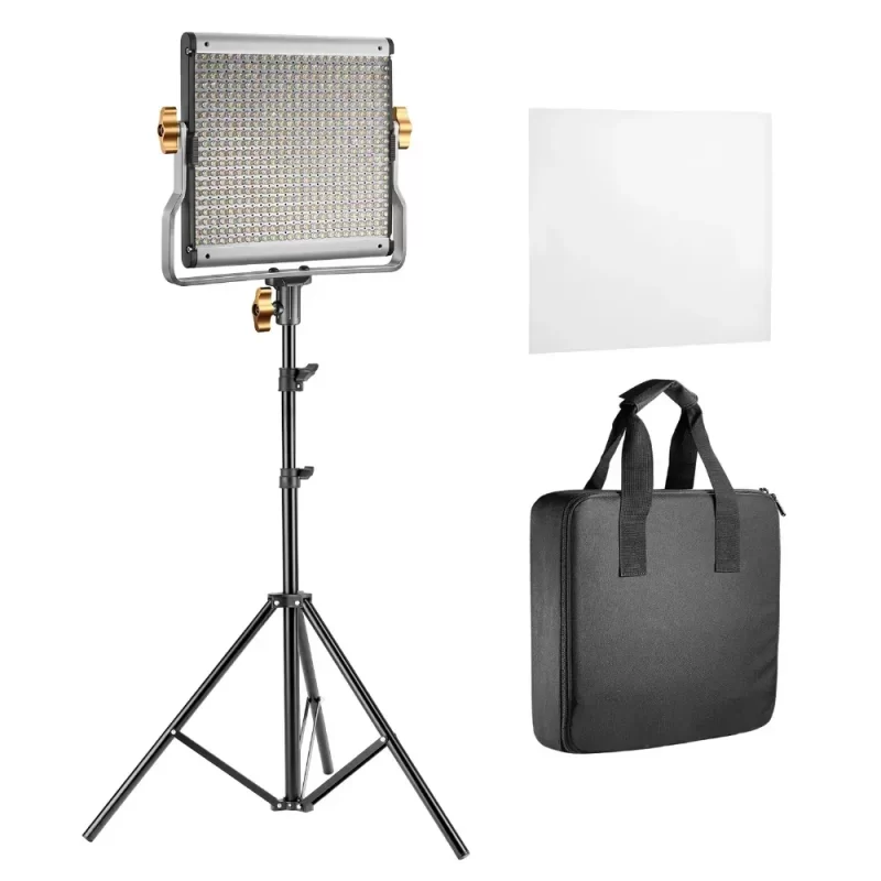 Neewer 2-Pack Dimmable Bi-color 480 LED Video Light And Stand Lighting Kit With Large Carrying Bag For Photo Studio Photography - Image 7